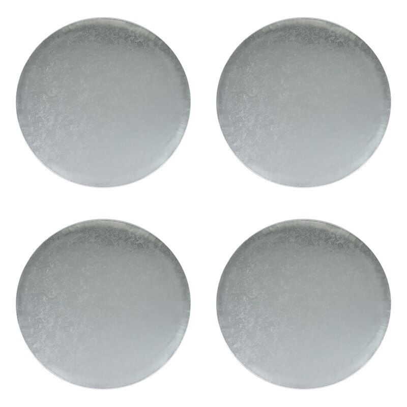 4Pcs Round Cake Display Board Cake Board Transfer Board Cake Holder Bakery Baking Tools Wedding Birthday Party: Pink