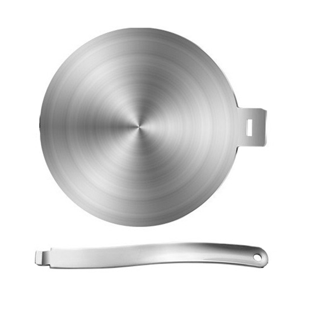 Plaque Diffusion Chaleur Pour Induction - Acier Inox - Adapte Tes Casseroles (13 à 28 Cm) - 8