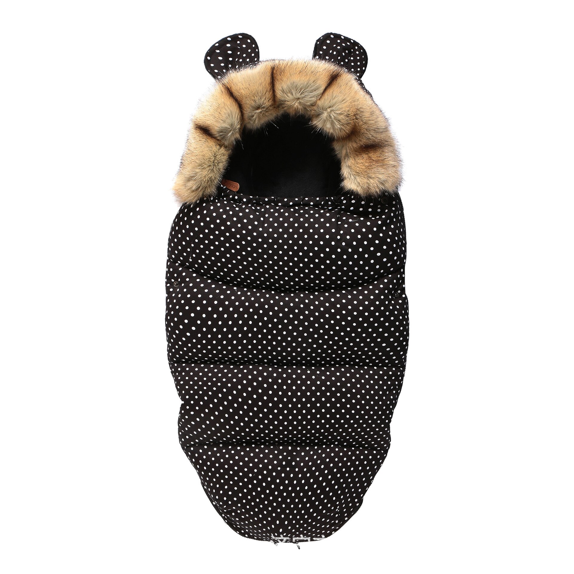 Baby Sleeping Bag Super Thick Winter Baby Envelope In Stroller Footmuff Baby Sleep Sacks 24Month Newborn Sleeping Bag for Infant: Black dot