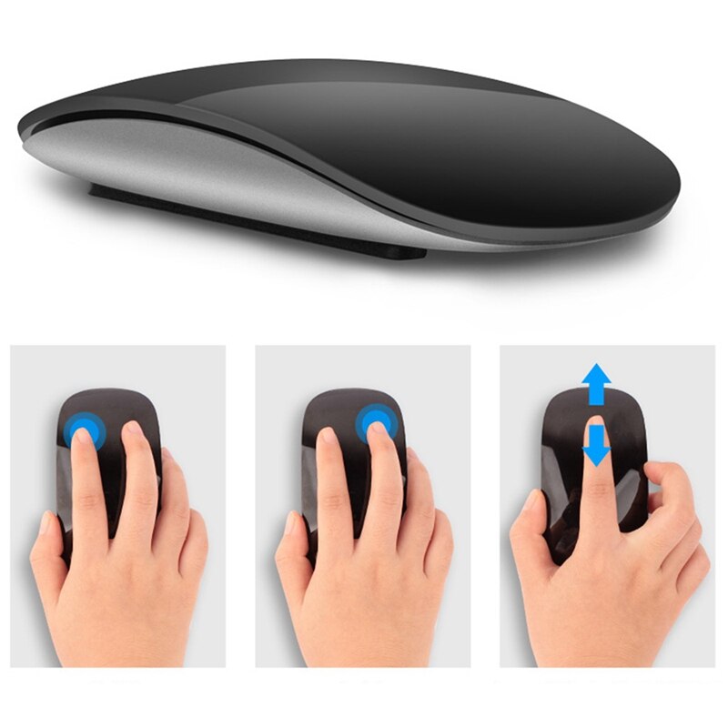 Bluetooth Drahtlose Magic Mouse Stille Wiederaufladbare Computer Maus Slim Ergonomischen PC Mäuse für Apple