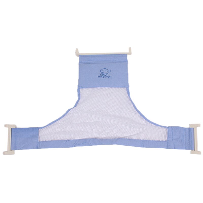 Verstelbare Baby Care Bad Netto Zetel Bad Netto Veiligheid Veiligheid Seat Ondersteuning Baby Douche Baby Care: Blauw