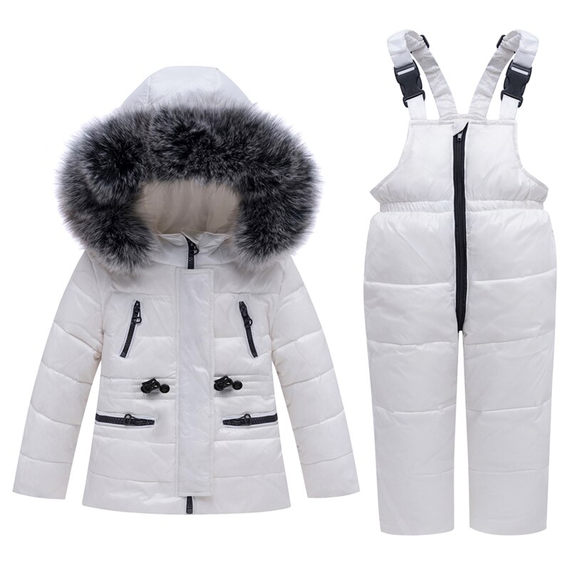Rusland Kinderen Winter Jas Jas Waterdicht Overalls Voor Kinderen Baby Boy Meisje Kleding Snowsuit Peuter Parka Donsjack