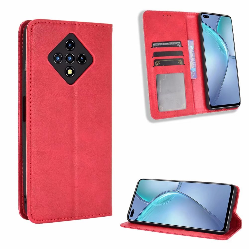 Pour Infinix Zero 8 étui support de livre magnétique carte à rabat protection Infinix Zero 8i portefeuille housse en cuir PU X687