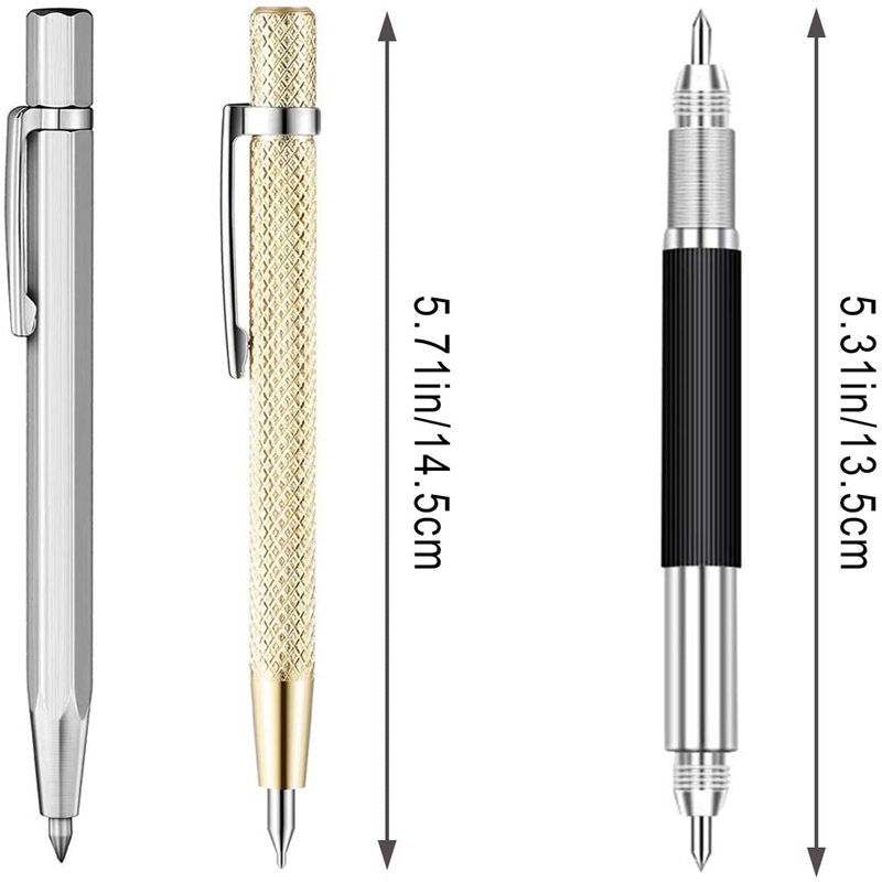 Tip Kraspen Etsen Graveren Pen Markering Pen Scribe Pen Tool Graveren Curve Pen Gereedschap Voor Metalen Plaat, Keramische, glas