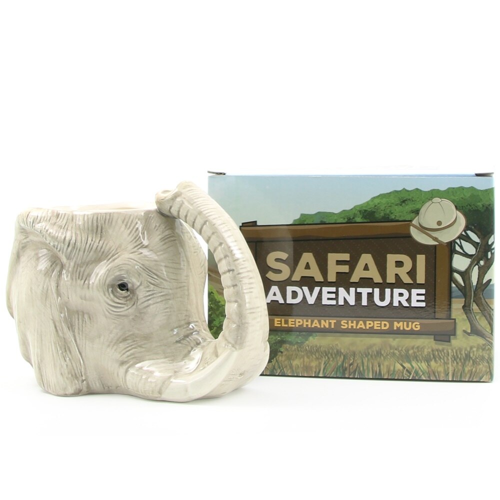 1 Stuk Wildlife Dier Koffie Mok Wilde Olifant Adventure 3D Olifant Mok Keramische Olifant Cup Schattige Kantoor Mok