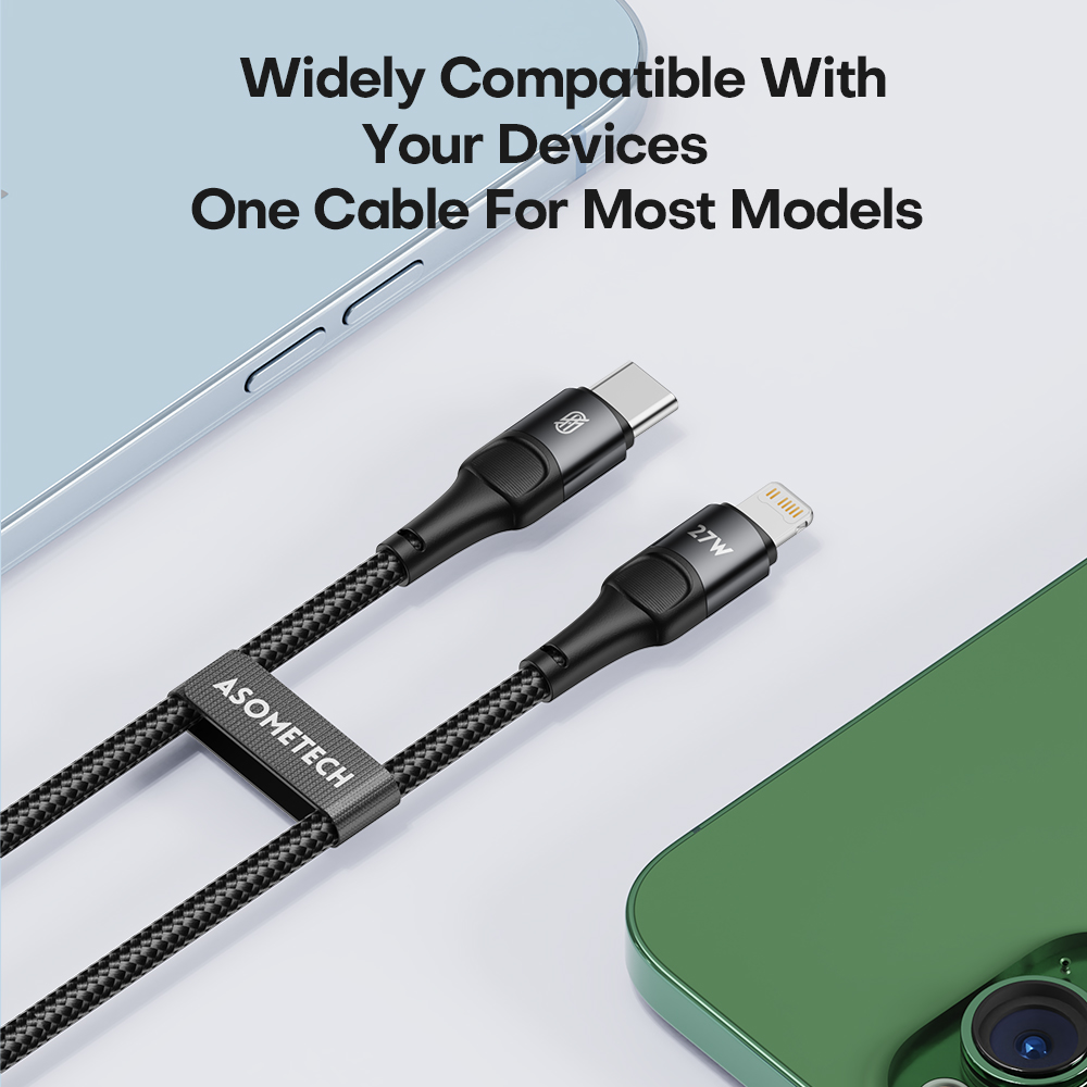 27W Pd Usb Type C Kabel Voor Iphone 14 13 12 Pro Max Mini Xs Xr X 8 Ipad macbook Snelle Oplaadkabel Type C Naar Verlichting Draad Koord