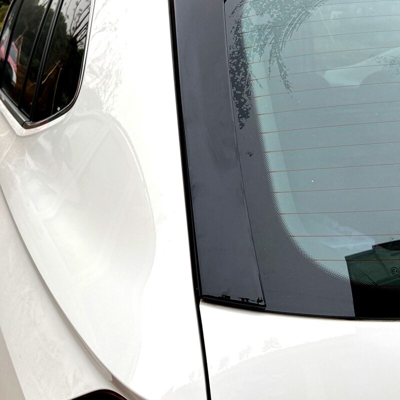 Garniture de séparateur d'aile latérale de Spoiler arrière de fenêtre arrière pour Tiguan MK2 noir brillant 2 pièces