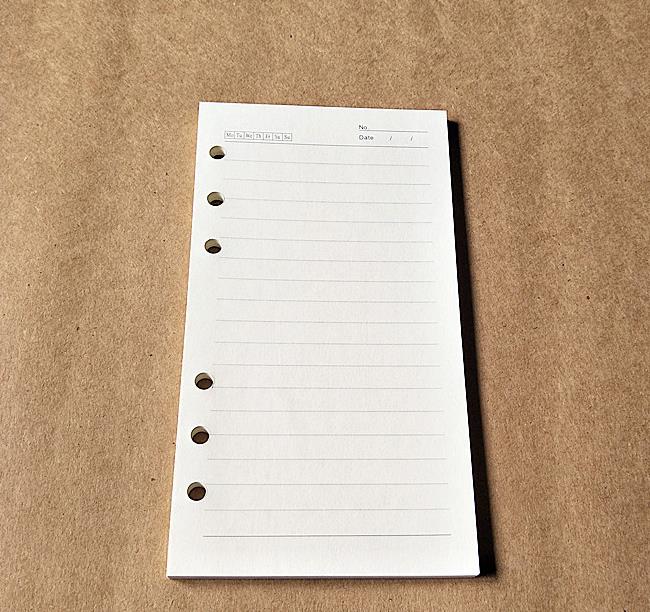 Coloffice A4 A5 B5 A6 A7 Loose-Leaf Notebook Inside Page Spiral Binder Planner Inner Page Paper Office Supplies 40pages