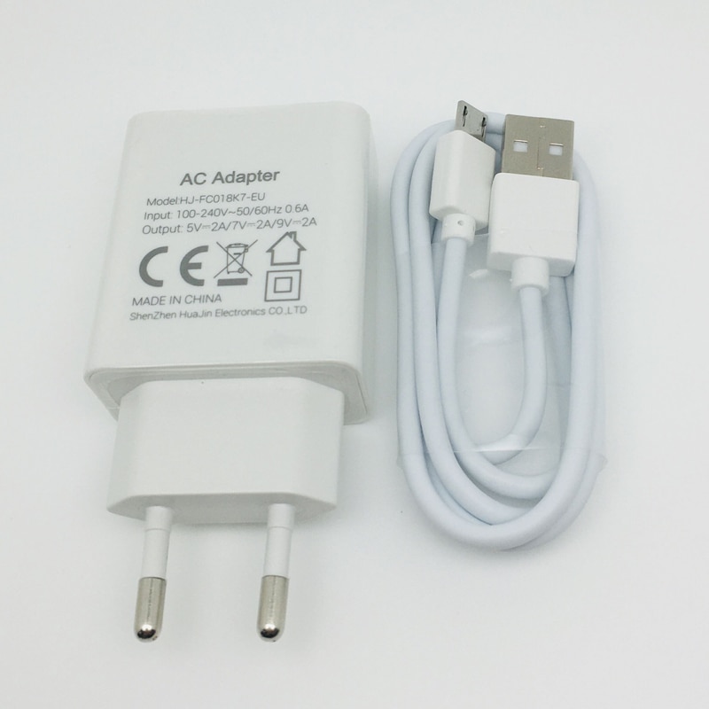 Originele oukitel  wp6 snellader, reisadapter + micro-usb-kabel voor oukitel  wp6- telefoon
