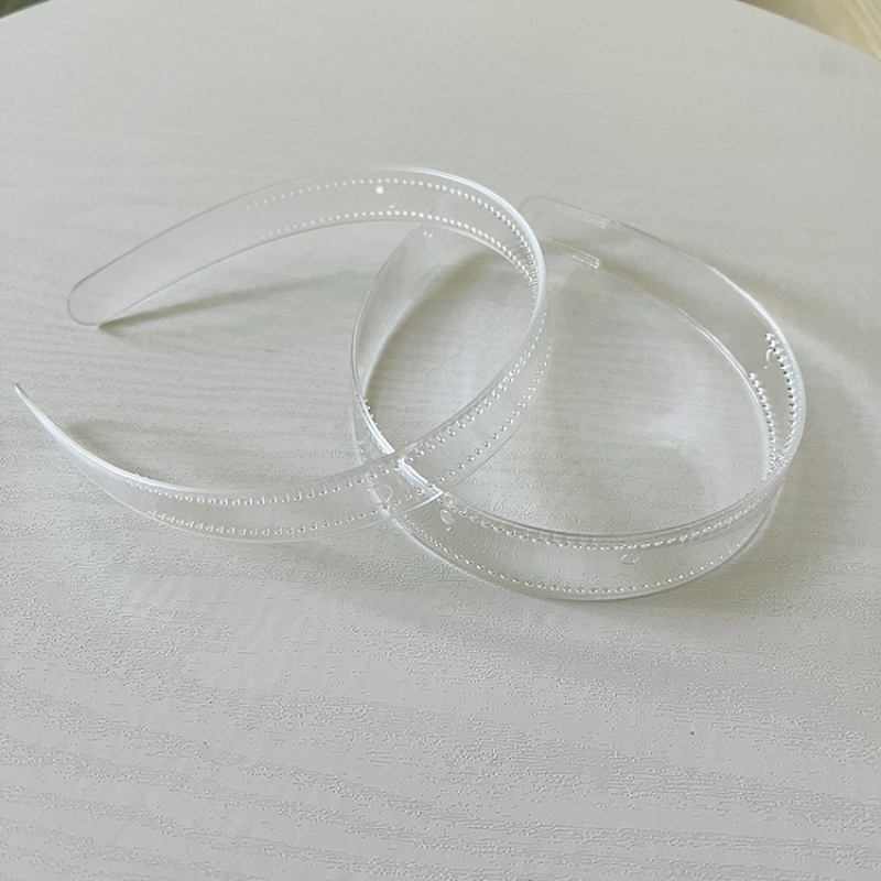 3pcs 8mm/12mm/20mm Clear Plastic Headbands With Teeth Plain Transparent Hairbands for DIY Women Hair Accessories Raw Hair Hoops