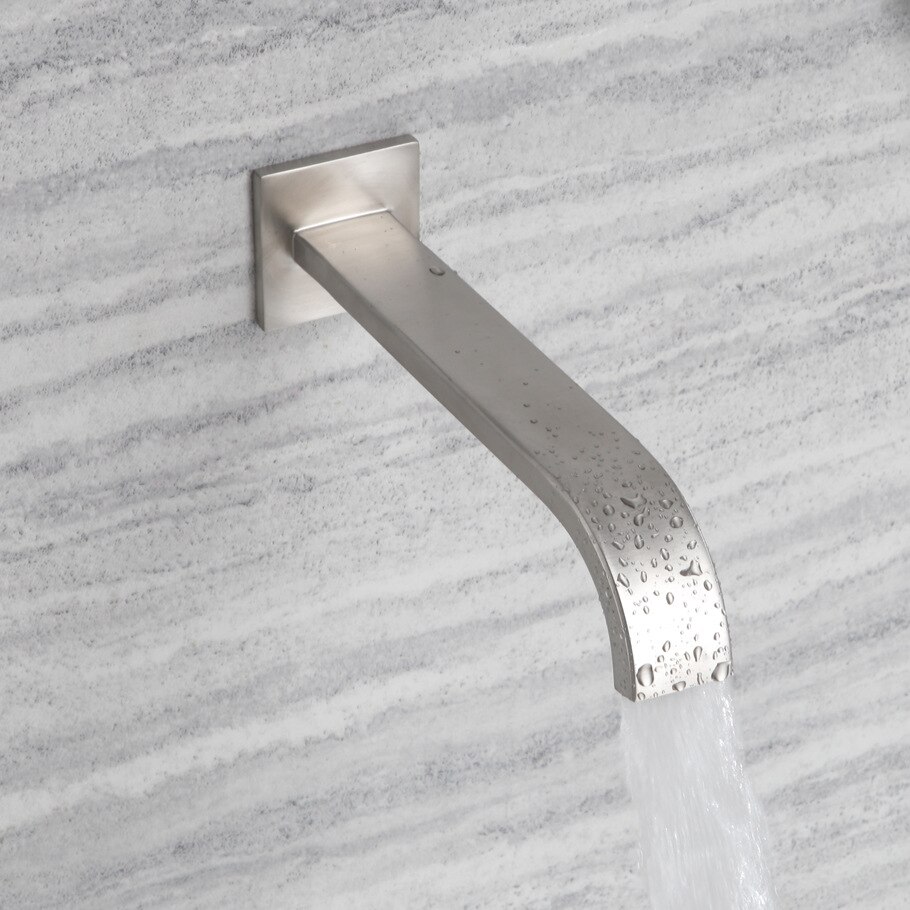 G 1/2" 304 stainless steel Wall Outlet Wall Mounted Shower Spout Bath Tub Shower Mixer Faucet Spout Filler: A