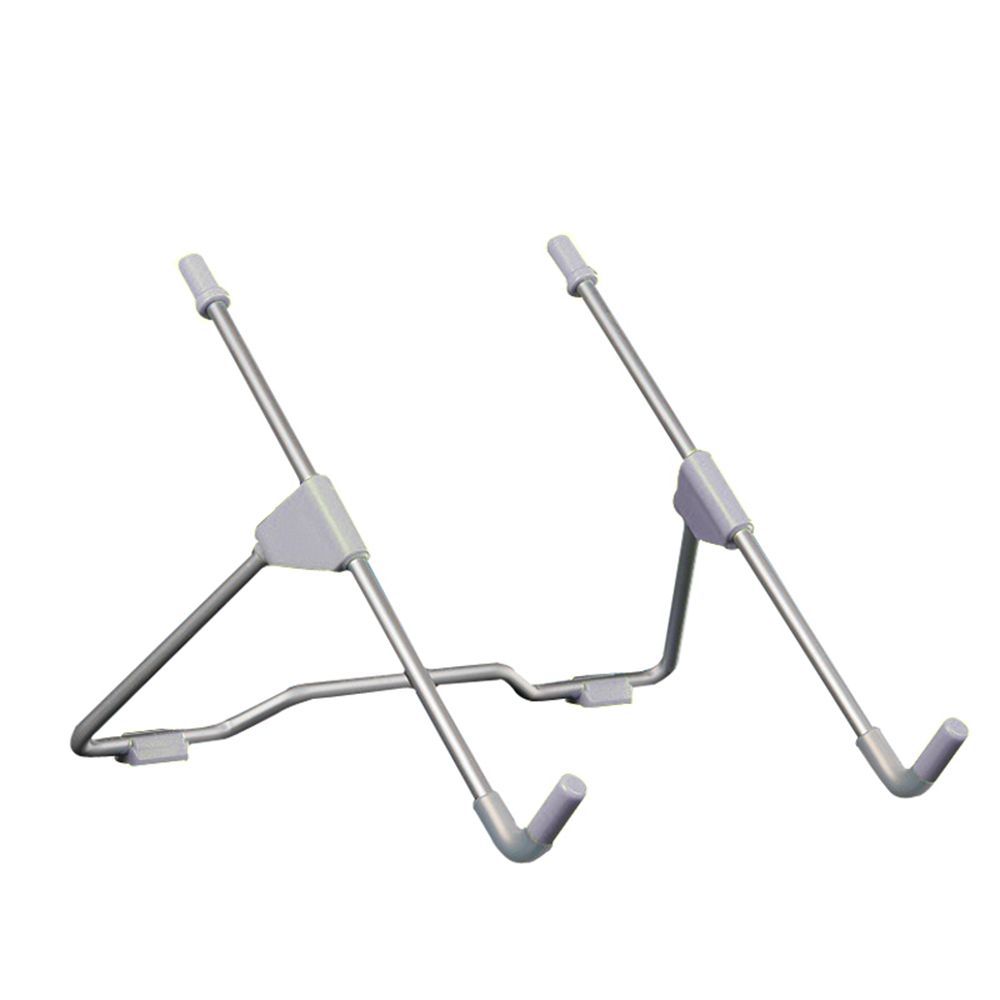 Soporte plegable portátil para ordenador portátil, ángulo de visión/altura ajustable, , aleación de aluminio, Notebook de 10-17 pulgadas: gray