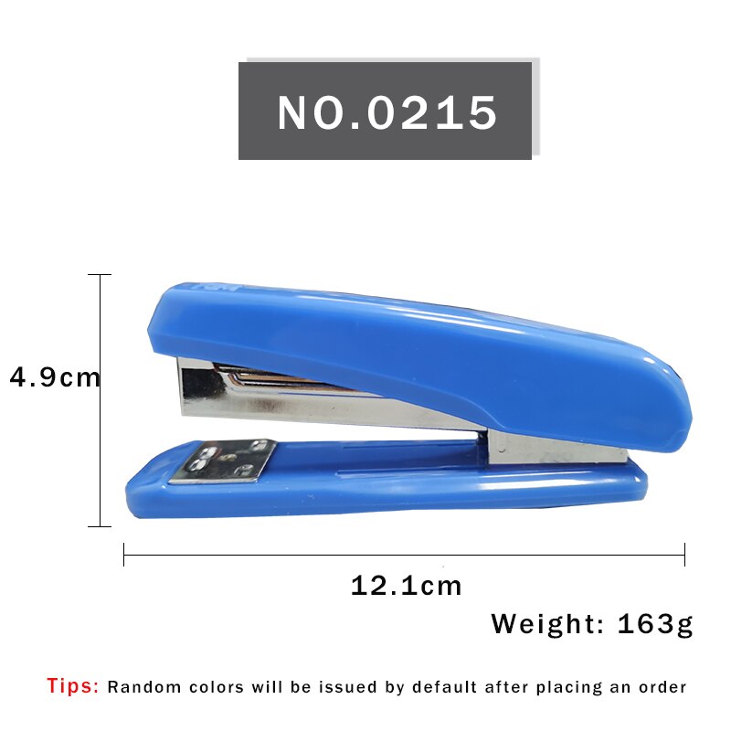 Huapuda Manual Metal Standard Stapler Hand Operated Stapler Staple Labor-saving/Effortless School/Home/Office Stapler Stationery: Any-color-0215