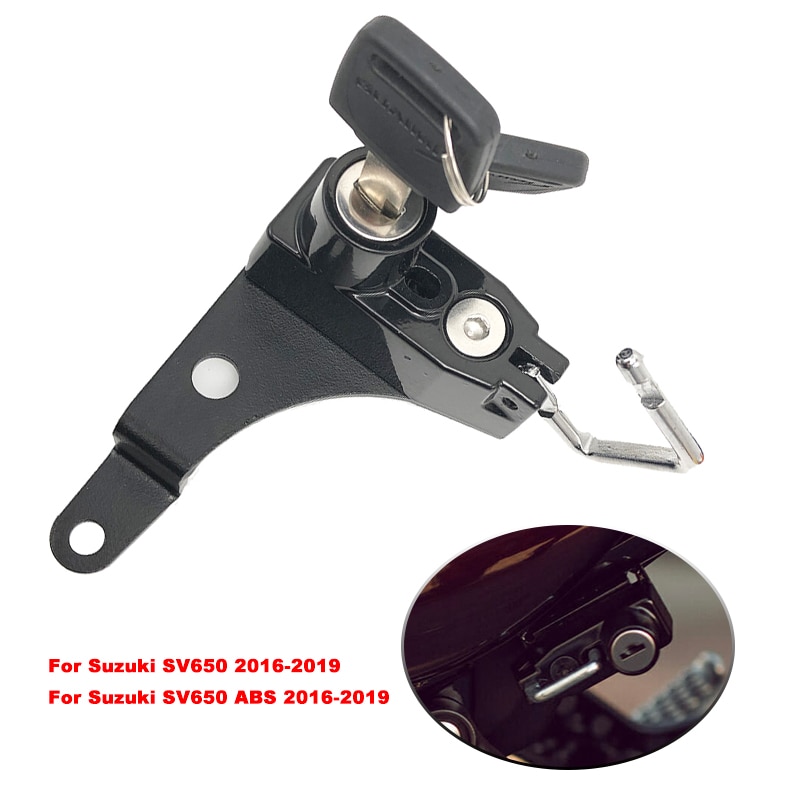 SV650 Motorcycle Helmet Lock Kit with 2 Keys for Suzuki SV650 ABS Motorbike Helmet Lock Accessories