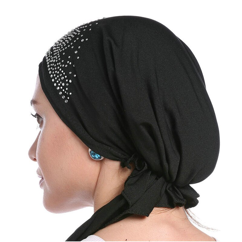 Moslim Hijab Tulband Cap Vrouwen Bloemenprint Kanker Chemo Caps Hoofd Sjaal Hoofddeksels Strech Zijdeachtige Durags Bandana