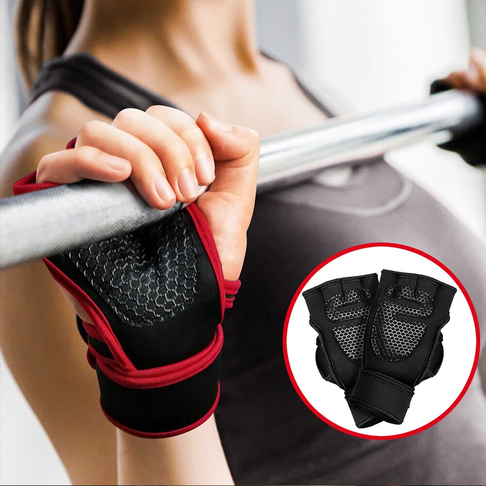 Guantes de gimnasio para hombre y mujer, manoplas deportivas para Crossfit, mangos para levantamiento de pesas, accesorios de gimnasio para barra Horizontal