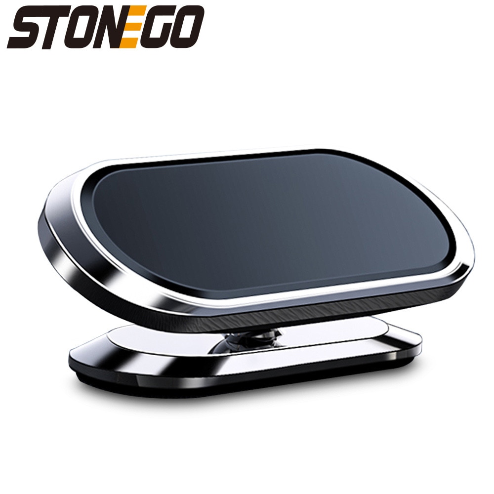 STONEGO metalowy magnetyczny uchwyt na telefon 360 stopni obrotowy uchwyt samochodowy na telefon stojak magnes ze stopu cynku uchwyt samochodowy uchwyt na telefon komórkowy