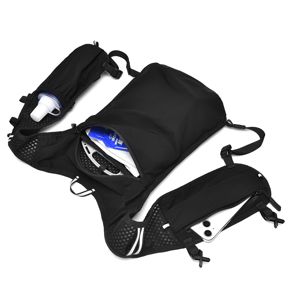 Multifunktionale Wasserbeutel-Weste, unisex Ultraleichter Offroad-Laufrucksack, Langlebige Große Marathon--Tasche aus Nylon