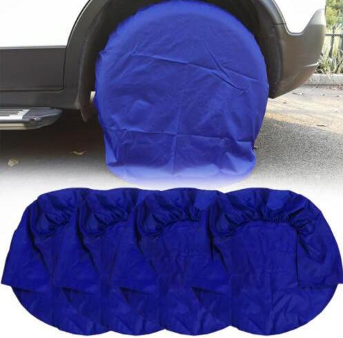 Ensemble de 4 couvertures de pneu de roue de voiture de RV résistantes pour le camping-Car de remorque de camion