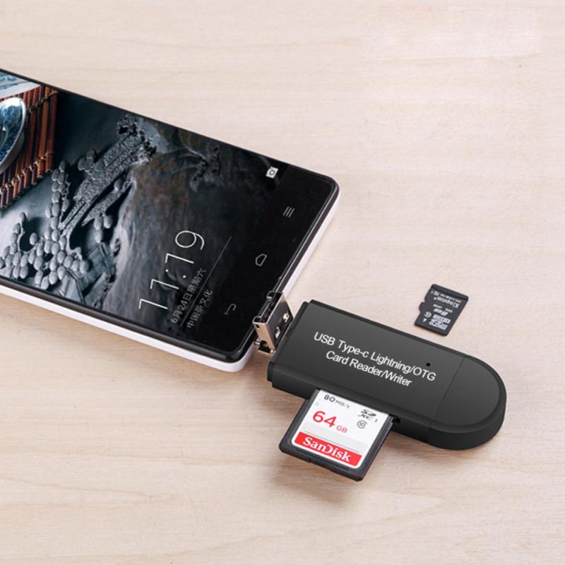 Mini lector de tarjetas Usb OTG, unidad Flash de 16GB/32GB/64GB GB para Iphone, Ipad, tableta, teléfono, lápiz Usb, novedad de 128,