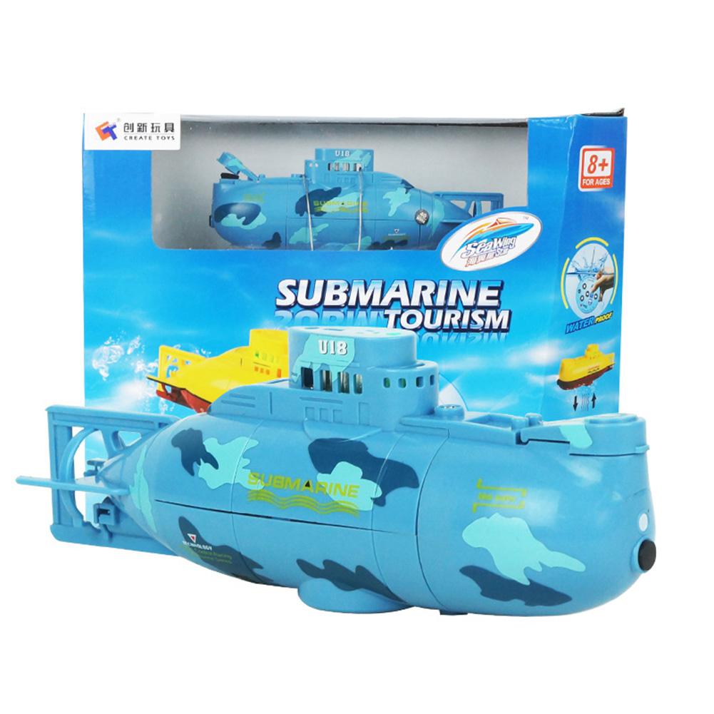 DSstyles Mini RC Submarine 6CH Hoge Snelheid Radio Afstandsbediening Boot Model Elektrische Kinderen Speelgoed