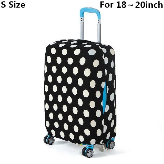 SAFEBET Brand Suitcase Protective Cover Elastic Luggage Protective Cover Sets Travel Accessories Apply To 18 To 30 Inch Cases: Dot S