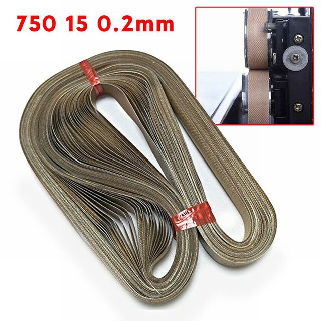 50pcs PTFE Belt For FR-900 FR770 Continuous Band Sealer 750*15 770*15 810*15 Transport Supplies Power Tool Conveyor Belt: 750 15mm