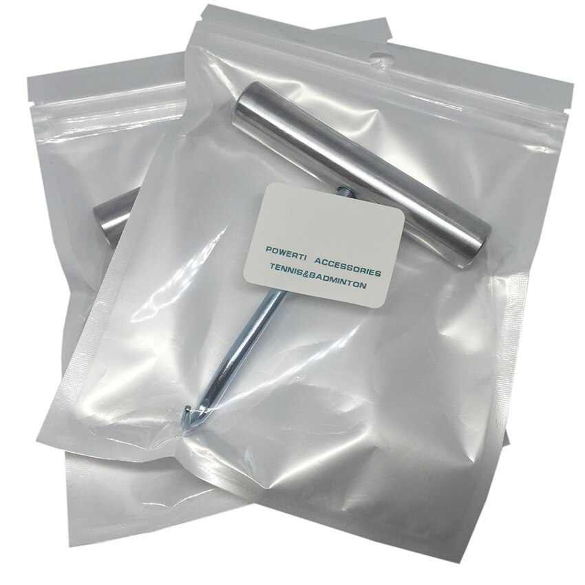 Gancho de atado de raqueta de acero inoxidable, punzón para raqueta de bádminton, tenis, herramientas de atado para raquetas de tenis/Bádminton