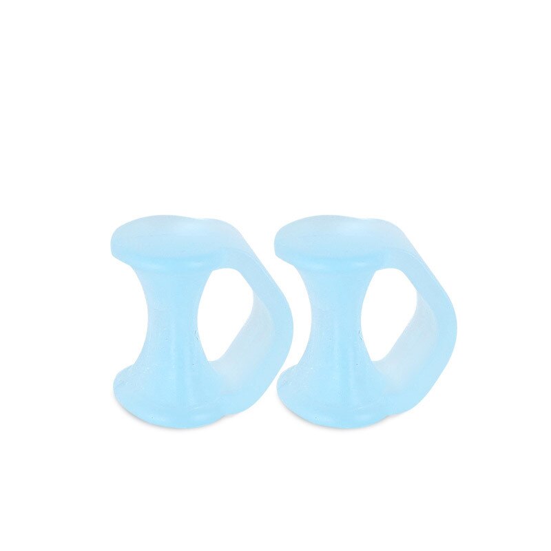 Tail Finger Ring Toe Divider Thumb Orthosis Eversion Separator Nursing Pad Toe Overlap Toe Separator: Blue