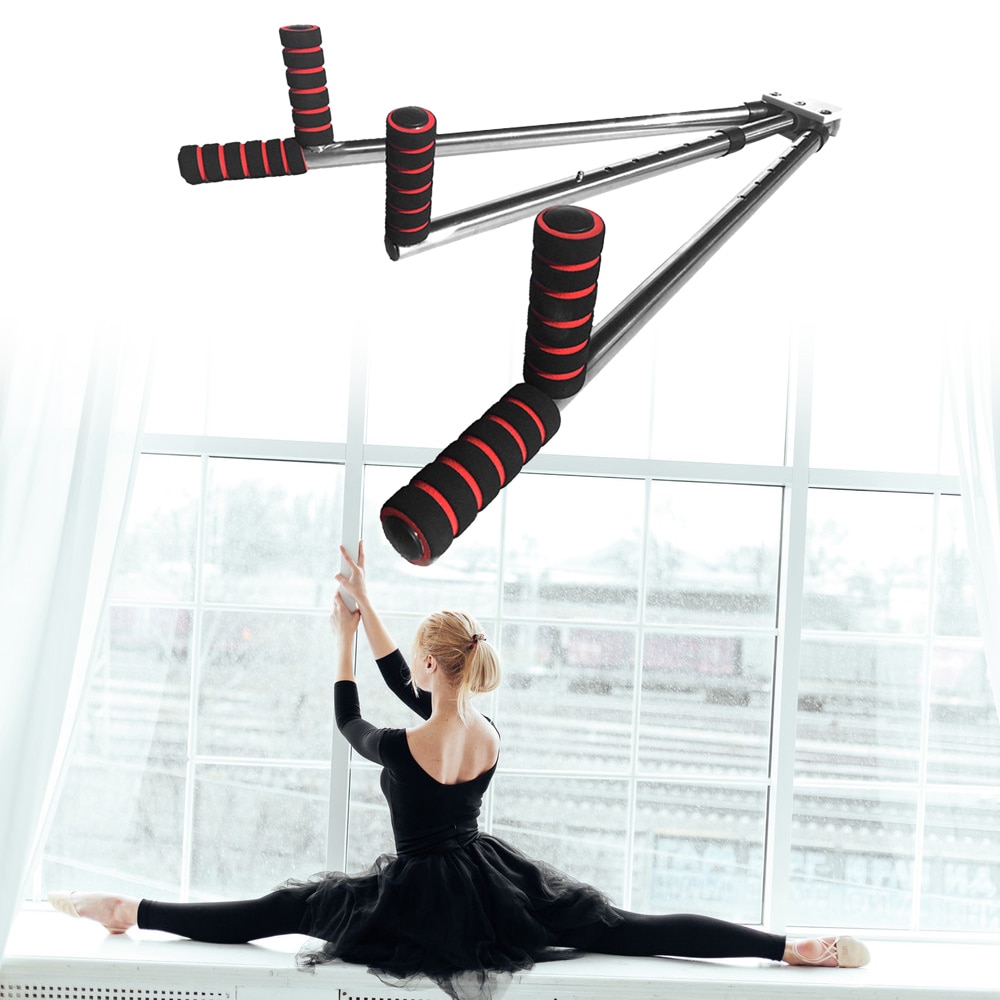 3 bar yoga ballet træningsudstyr rustfri dans fleksibilitet benstrækning forlængelses maskine ben split båre
