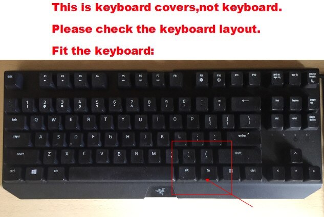 Transparent Clear Silicone Keyboard protectors Skin Covers guard For Razer BlackWidow X Tournament Edition Chroma 87key