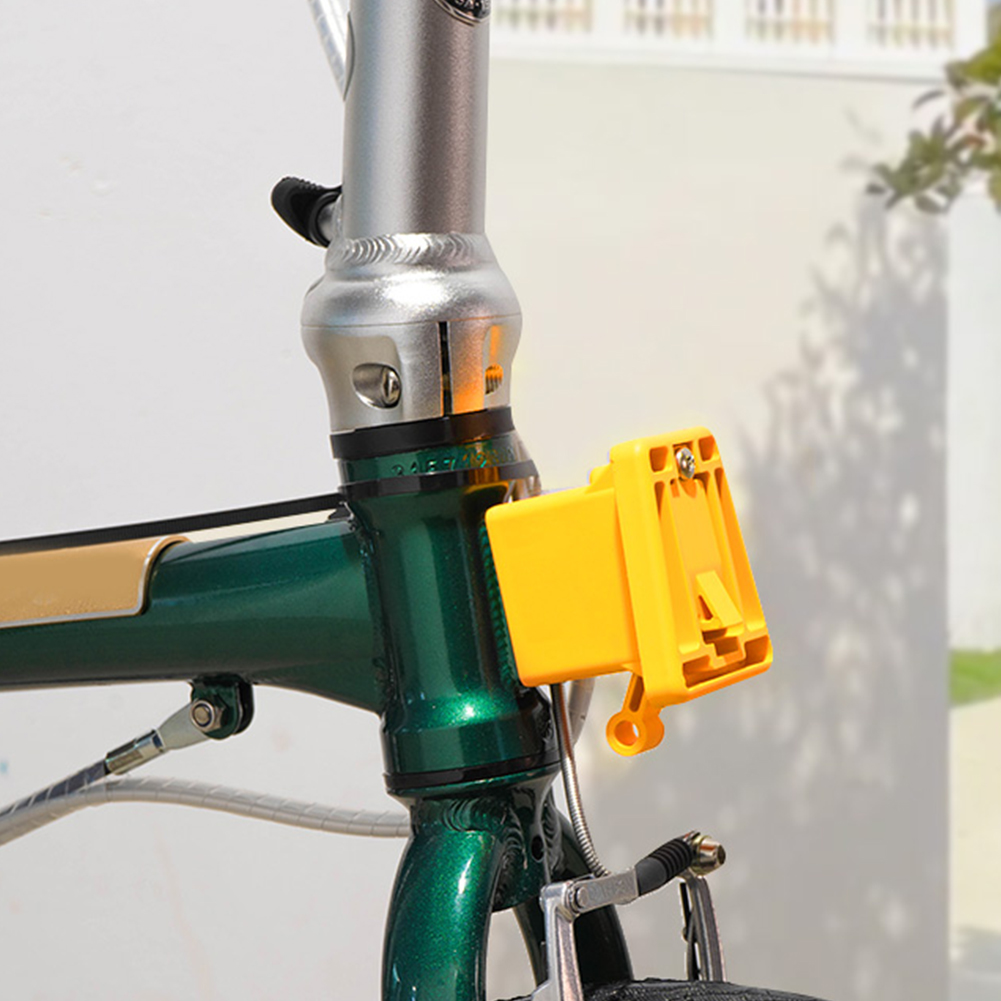 Bloque adaptador de portador delantero de bicicleta con accesorios de tornillo, soporte delantero de bicicleta plegable para bicicleta plegable Brompton