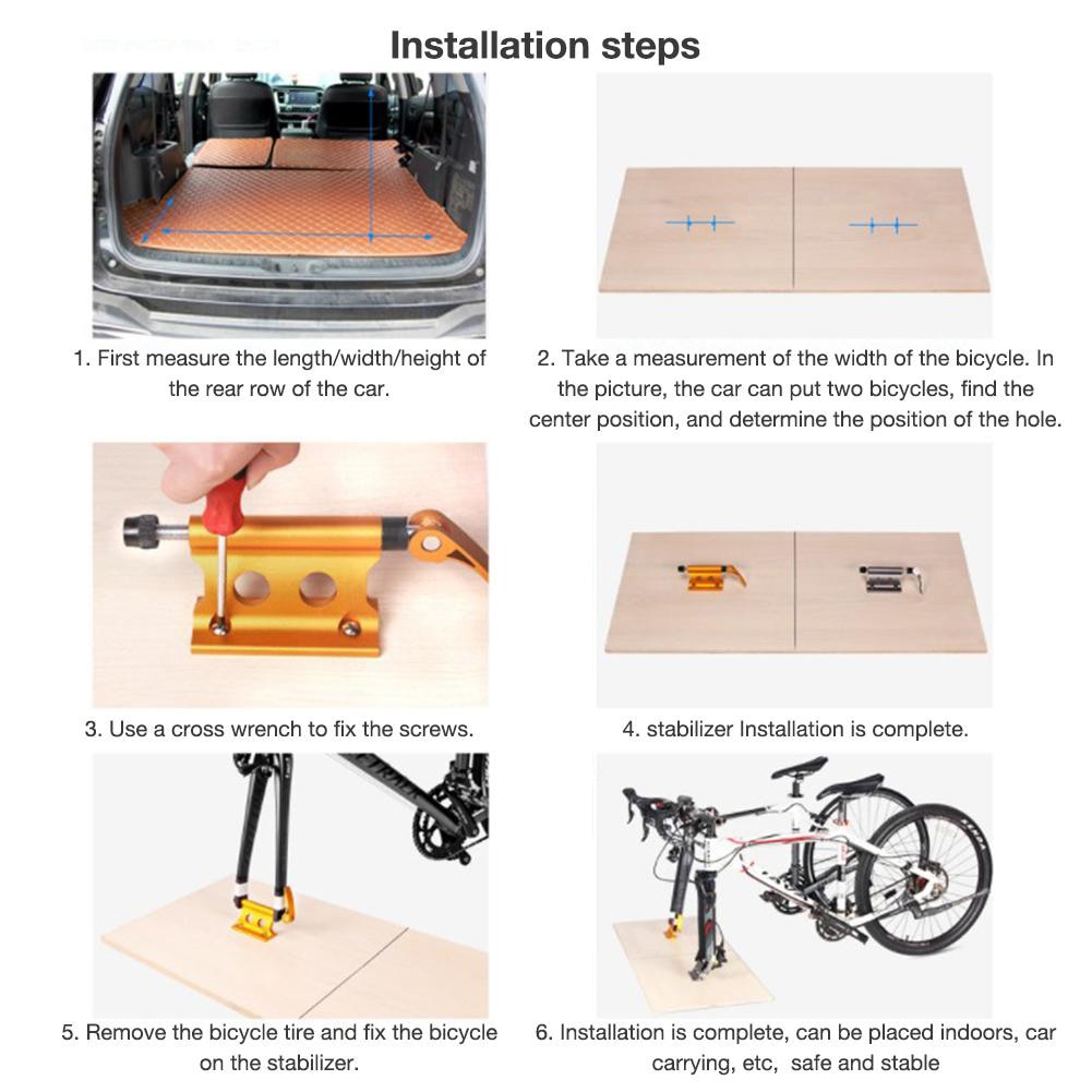 Bike Bicycle Car Roof Rack Carrier Quick Release Alloy Fork Lock Mount Racks Stable Quick Mounting Tools Bike Repair Stand