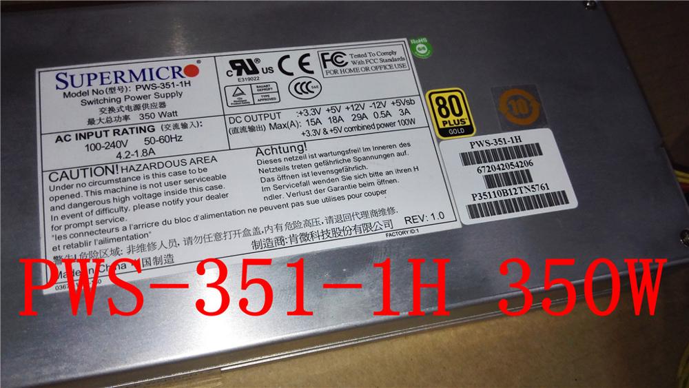 Supermicro pws -351-1h 1u server power plus 350w