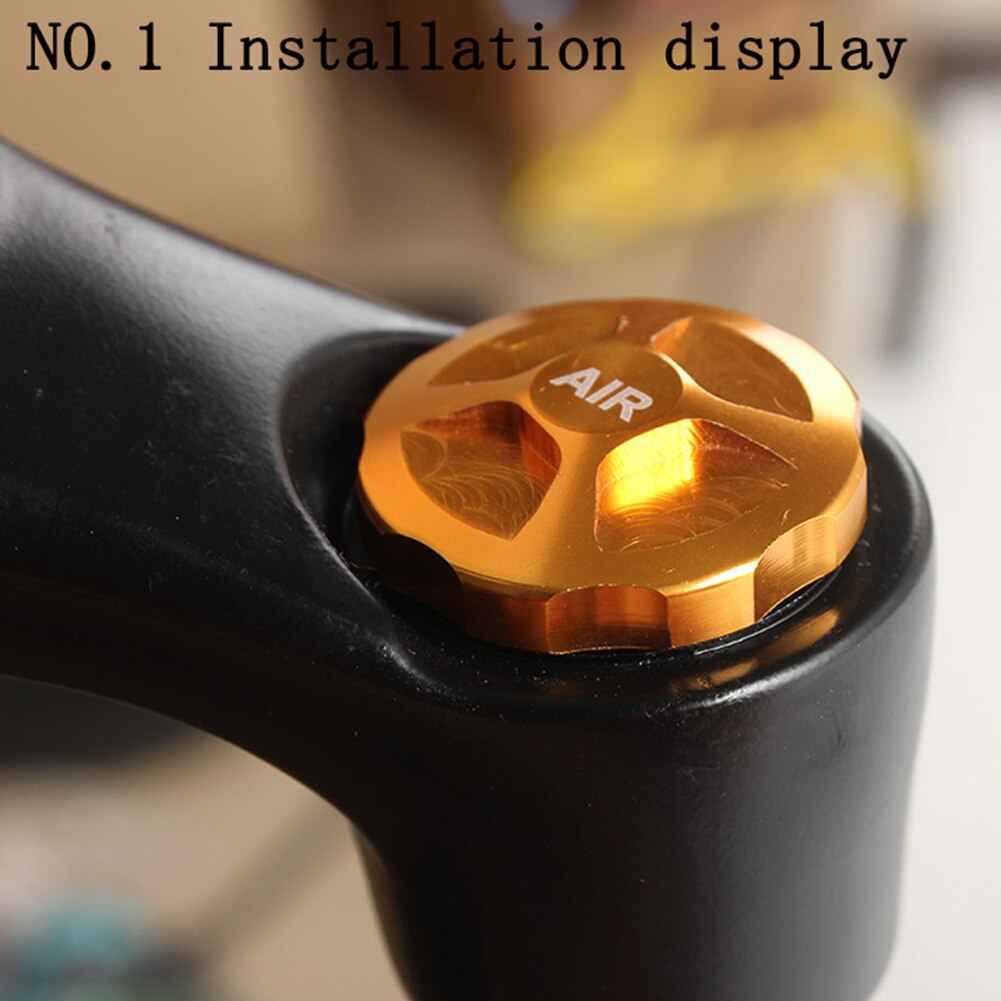 Bicycle Front Fork Gas Cover Mountain Bike Protector Shoulder Cap Aluminum Alloy Practical Bicycle PartsGadgets