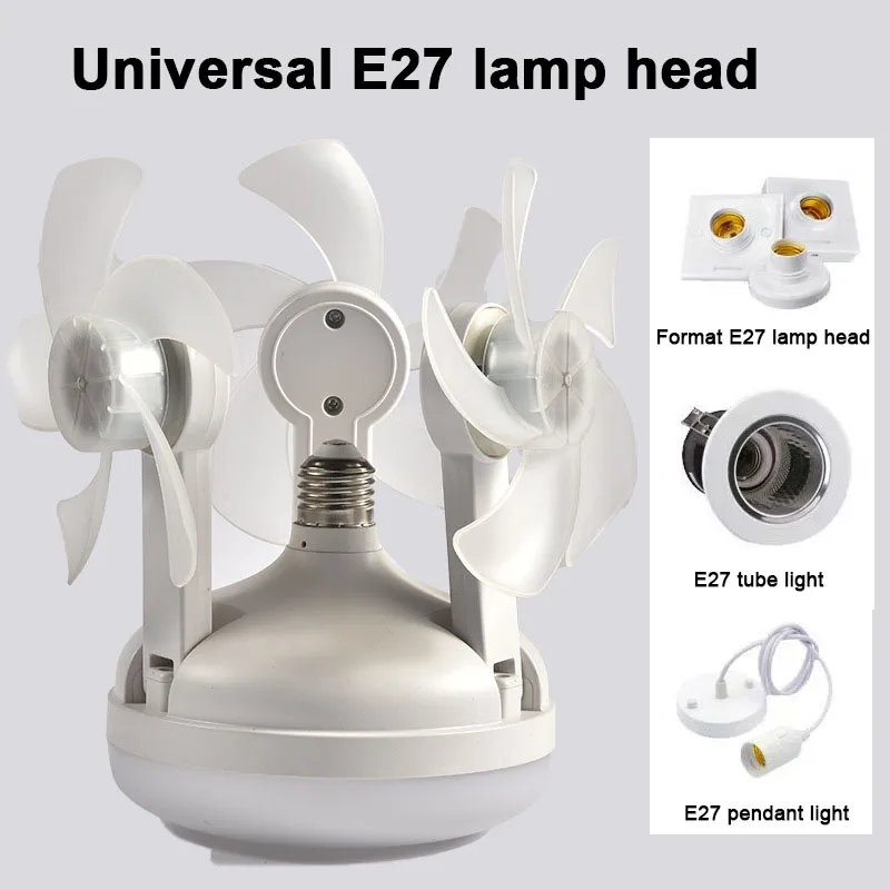 Lámpara de techo moderna y creativa con Motor CC de suelo bajo, 50-60W, con Control remoto, ventilador de techo silencioso Simple con luces LED, decoración del hogar