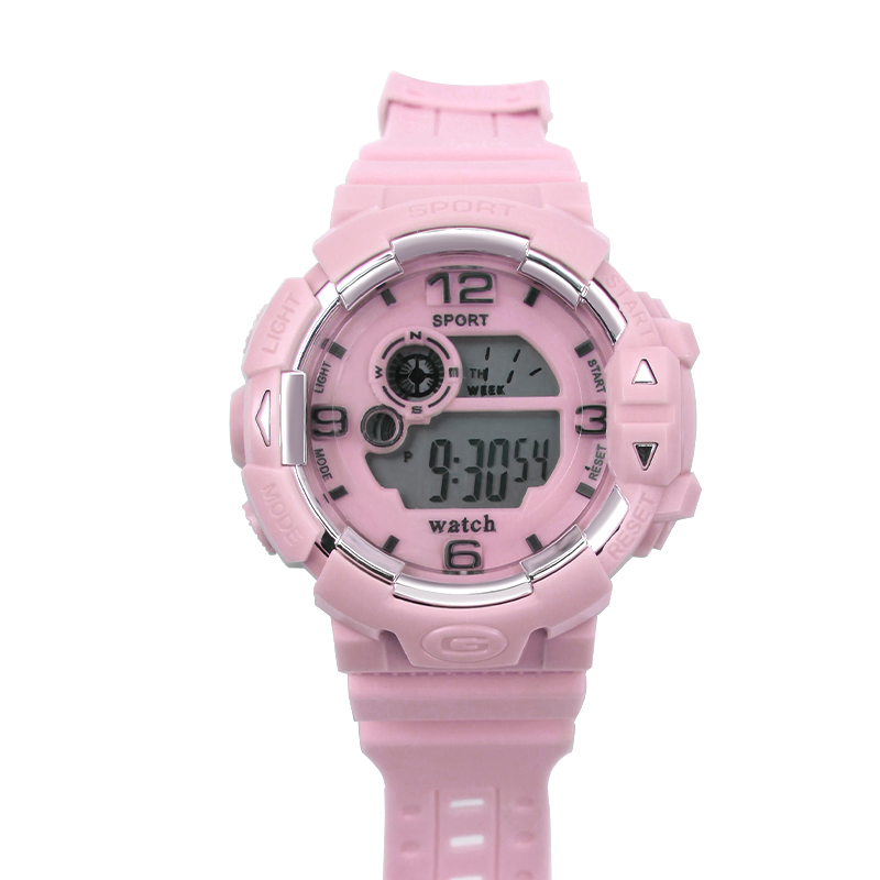 Vrouwen Eenvoudige Sport Horloge Waterdicht Elektronische Digitale Horloges Vrouwen Horloge Dames Horloge Student Wrsit Klok: purple