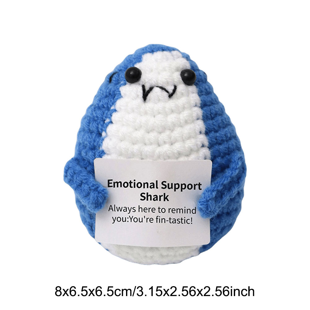 Halloween gehaakte poppen dier/pompoen gehaakte poppen met positieve kaart Kerstmis handgeweven wol pluche pop Home Decor