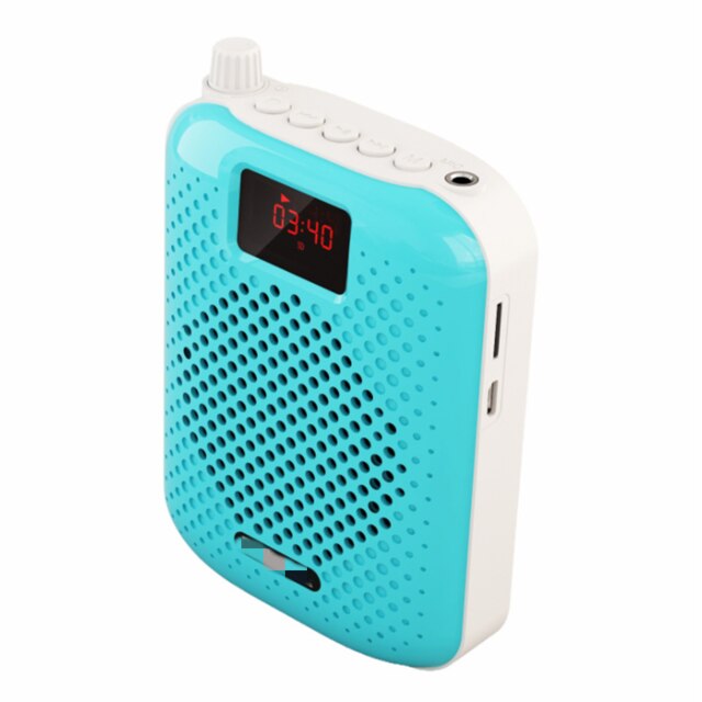Altoparlanti amplificatore microfono più forte Radio FM altoparlante portatile Bluetooth esterno megafono per insegnamento guida turistica venditore: Blu