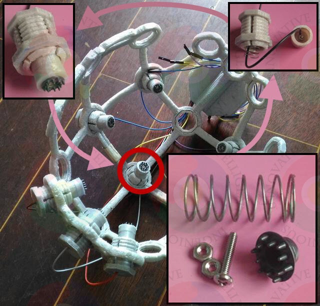 OpenBCI Ultracortex MarkIII/MarkIV Brain Cap Accessories, Imported Dry Electrode Kit