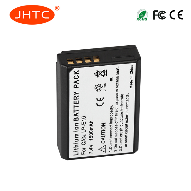 Lp -e10 1500 mah kamera batteri til canon 1100d 1200d 1300d rebel  t3 t5 kiss  x50 x70 batteri lp  e10 lpe 10