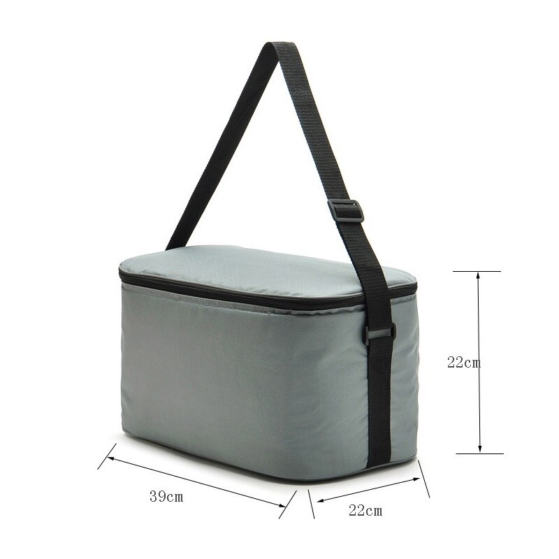 Foldable Cooler Bag Portable Car Refrigerator for Food Thermal Bag Embedded PVC Board Drank Ice Cold Pack
