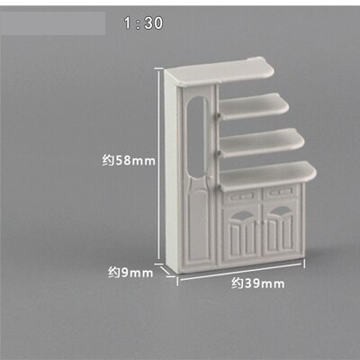 FAI DA TE modello di sabbia tabella materiale da costruzione ABS armadietto del vino per il Layout in miniatura/modello mobili per miniuatre paesaggio FAI DA TE: 1 for 30