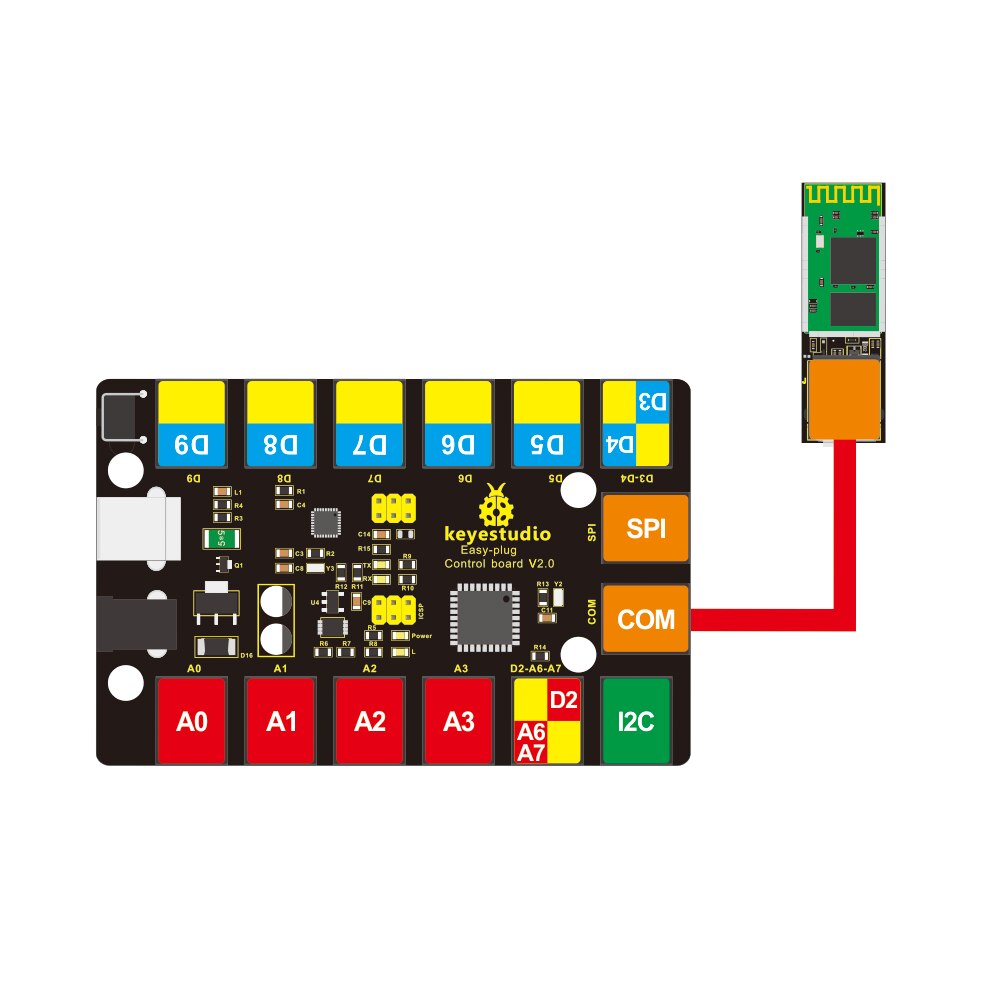 Keyestudio EASY plug Bluetooth 2.0 Module for Arduino STEAM