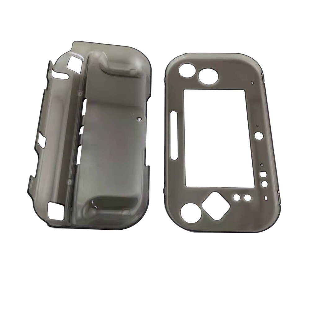 Plastic Clear Crystal ProtectiveShell Skin Case Cover For W-i-i U game pad&Games