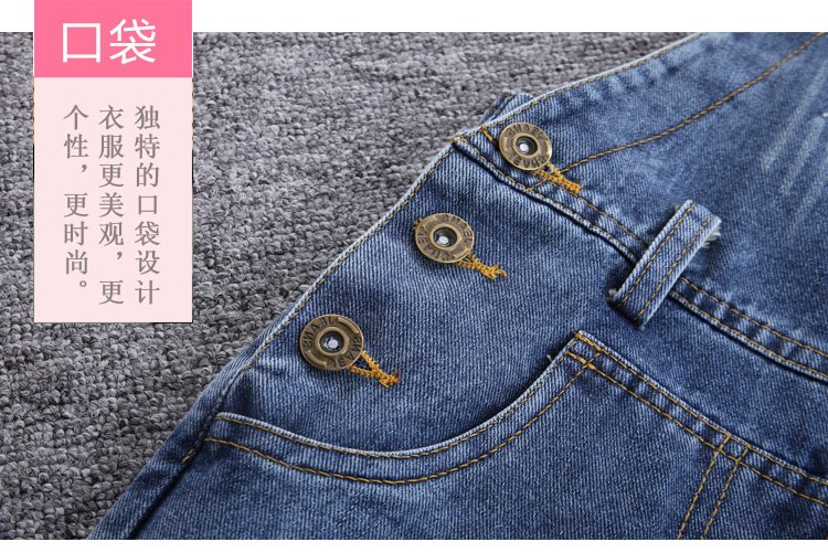 Kids Children Girls Clothes Denim Hole Jumpsuit Overalls Playsuit For Teen Girls Blue Jeans 4 5 6 7 8 9 10 12 13 14 Years Old