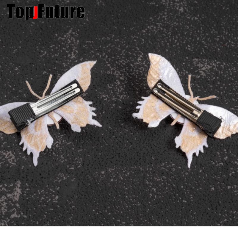 Butterfly Hair Clip Y2K girl Harajuku Gothic Original Subculture Accessories one eyed demon Hair clips pins Hairpin Barrettes