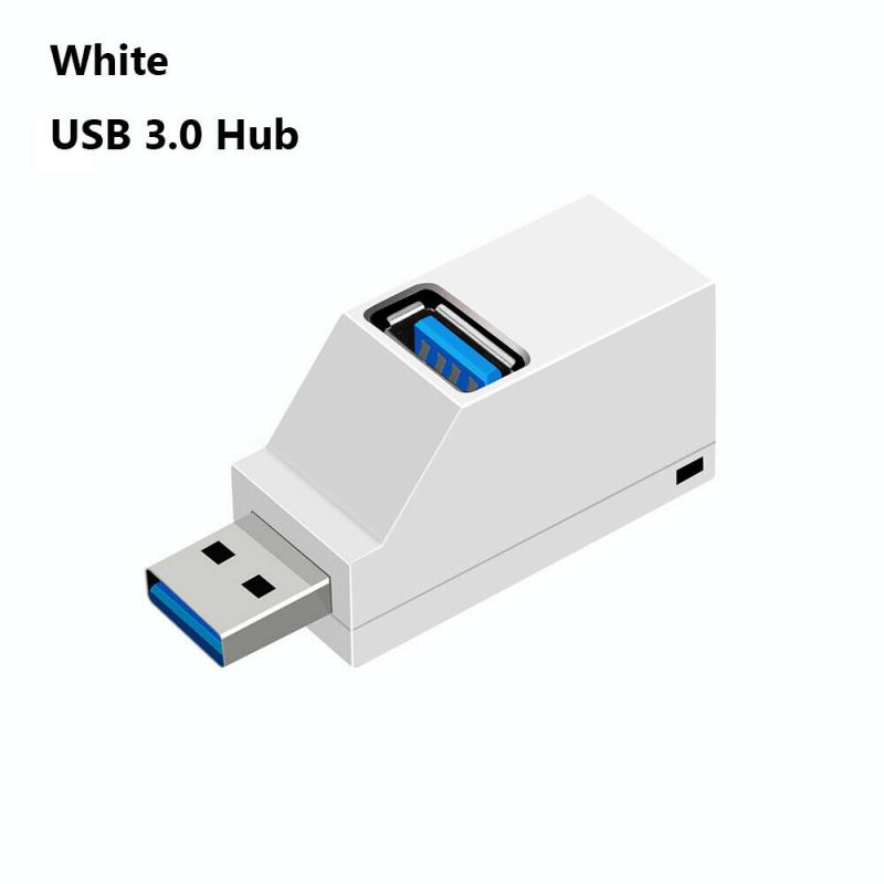 1Pc 3 Port USB Hub Mini USB 3.0 /2.0 High Speed Hub Splitter Box For PC Laptop Multi-purpose Usb Socket Multi-port Computer Usb: 02