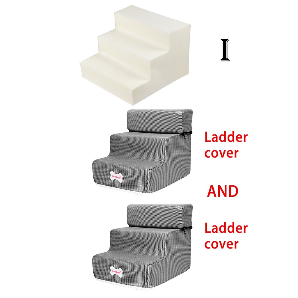 Malla antideslizante para mascotas, cubierta de escalera y escaleras de 3 escalones, combinación de Puerta de Perro, para el hogar,: I