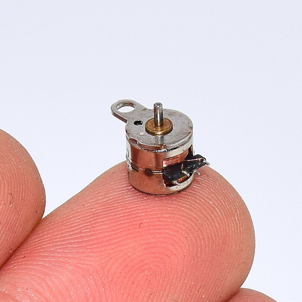5PCS Tiny 6mm Step Motor 2-Phase 4-Wire Stepper Motor Mini Round Stepping Motor